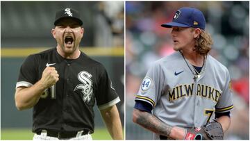 Hendriks, de los White Sox, y Hader, de los Brewers, se ubican dentro de los cinco cerradores con m&aacute;s salvamentos en 2021.