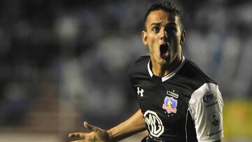 Futbol, Bolivar vs Colo Colo
 El jugador de Colo Colo, Octavio Rivero, celebra su gol contra Bolivar durante el partido por Copa Libertadores disputado en el estadio Hernando Siles, en  La Paz, Bolivia.
 14/03/2018
 Apg/Photosport
 ********
 
 Football, Bolivar vs Colo Colo
 Colo Colo&#039;s player Octavio Rivero, celebrates after scoring against Bolivar during the Libertadores Cup football match held at the Hernando Siles stadium in La Paz, Bolivia.
 14/03/2018
 Apg/Photosport