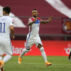 La marca goleadora que Vidal igualó a Alexis Sánchez