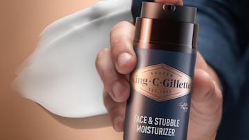 Crema hidratante para cara y barba King C. de Gillette de 100 ml