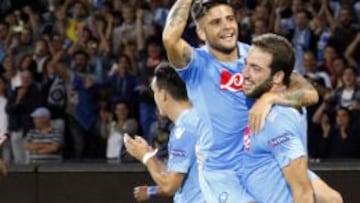 Higuaín marcó y el Nápoles se llevó el duelo de aspirantes