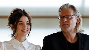 Director Andrew Dominik and cast member Ana de Armas attend a photocall for the Marilyn Monroe biopic "Blonde" during the 70th San Sebastian Film Festival, in San Sebastian, Spain, September 24, 2022. REUTERS/Vincent West