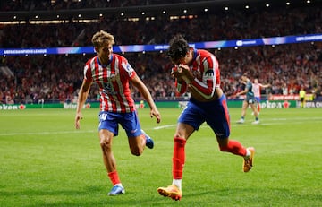 19/09/24 PARTIDO UEFA CHAMPIONS LEAGUE ATLETICO DE MADRID RB LEIPZIG
GOL JOSE MARIA GIMENEZ 2-1 ALEGRIA