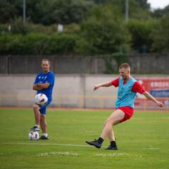 Carlos Vicente, a tope para su debut en Segunda