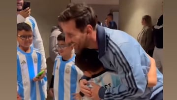 El gesto de Messi que Chile aplaude: la reacción de los hijos de Vidal es imperdible
