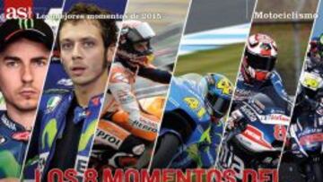 Los mejores momentos que ha dejado el motociclismo en 2015