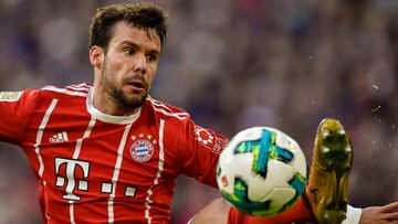 El lateral izquierdo espa&ntilde;ol del Bayern Munich, Juan Bernat, durante un partido.