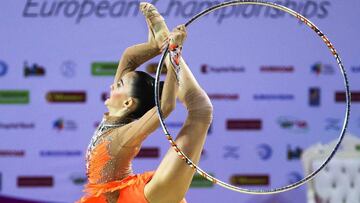 La gimnasta española Sofia Zanón.