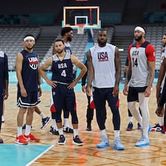 Projected starting five for Team USA in the Paris Olympics 2024