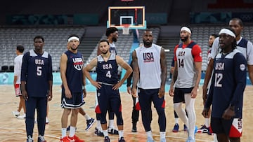 Projected starting five for Team USA