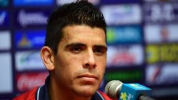 Johnny Acosta, en rueda de prensa.