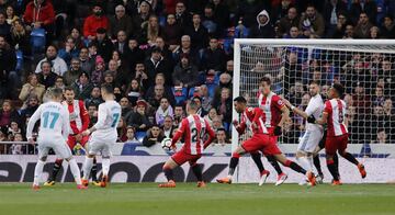 Cristiano Ronaldo marcó el 1-0 a pase de Kroos.