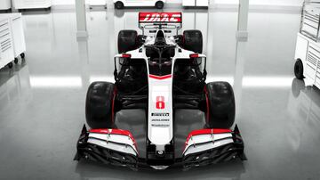 Modelo: Haas VF-20 | Pilotos: Romain Grosjean y Kevin Magnussen. 