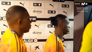 Sale a la luz la conversación entre Mbappé y Vinicius en el túnel de vestuarios al descanso