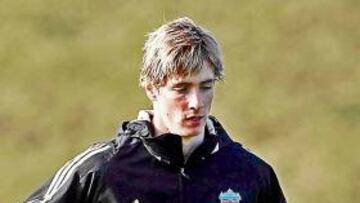 Torres ya se entrena.