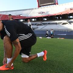 River volvió a entrenarse en el Monumental