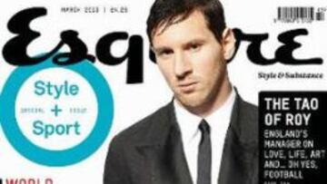 &Eacute;sta es la portada de &#039;Esquire&#039; con Leo Messi como protagonista.