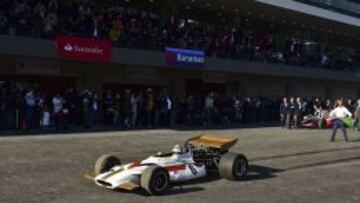 Pérez, en el reinaugurado Hermanos Rodríguez de México.