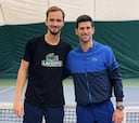 Djokovic y Medvedev, uno y dos del mundo, cara a cara