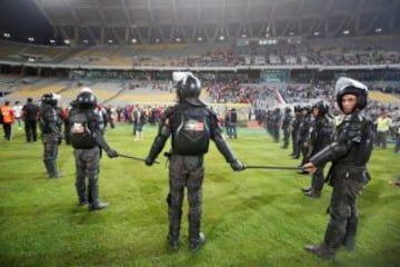 Recent games have seen a ban on away fans and even been staged behind closed as a measure from Egyptian authorities to stem the increasing level of anti-civil behaviour that marred recent games.