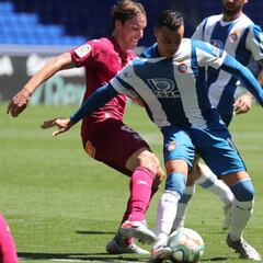 Raúl de Tomás es baja para el Getafe-Espanyol de este martes