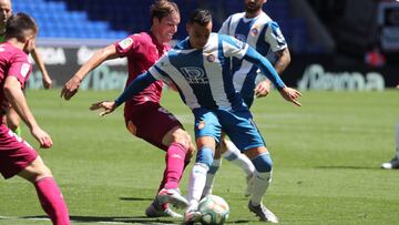 Ra&uacute;l de Tom&aacute;s, en el Espanyol-Alav&eacute;s.