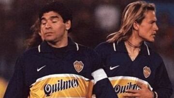 El delantero mexicano tuvo una fugaz etapa con Boca Juniors, en 1997, en la que coincidió con quien es considerado por muchos como el mejor de la historia.