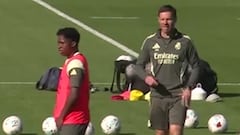 La llamativa reacción de Endrick al acercarse Xabi Alonso: juzguen ustedes mismos