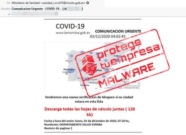 Alertan de un falso comunicado por mail sobre el bloqueo de una ciudad española
