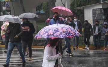 Activan alerta naranja y amarilla por caída de granizo e intensa lluvia en 9 alcaldías de la CDMX