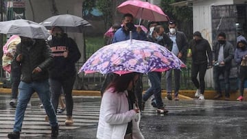 Activan alerta naranja y amarilla por caída de granizo e intensa lluvia en 9 alcaldías de la CDMX