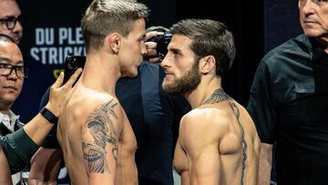 Colby Thicknesse y Aleksandre Topuria, cara a cara.