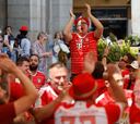 Así se hace presente la afición del Bayern Múnich en Madrid
