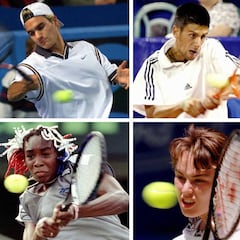 ¿Cómo eran Nadal, Djokovic, Federer, Serena Williams y Venus con 15 años?