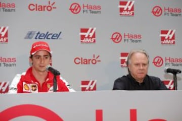 Así fue la presentación de Esteban Gutiérrez con Haas