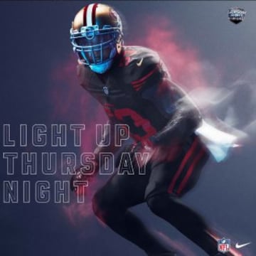 Los brillantes uniformes de la NFL para los jueves por la noche