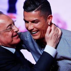 Florentino Pérez felicita a Cristiano: "Nos acordamos mucho de ti"