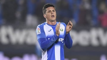 Guido Carrillo, en un partido del Legan&eacute;s.