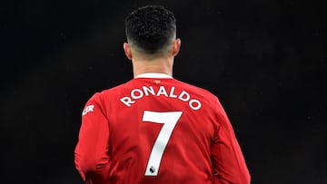 Soccer Football - Premier League - Manchester United v Brighton & Hove Albion - Old Trafford, Manchester, Britain - February 15, 2022 Manchester United's Cristiano Ronaldo REUTERS/Peter Powell EDITORIAL USE ONLY. No use with unauthorized audio,