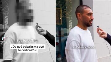 Preguntan a la gente a qué se dedica por la calle y aparece un futbolista: deja una frase para la historia