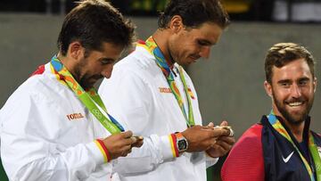 Nadal, exultante: "Me sientan muy bien los colores de España"