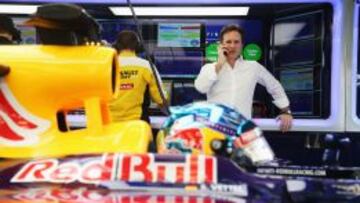 Christian Horner, durante la pretemporada.