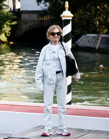 Isabelle Huppert durante el Festival Internacional de Cine de Venecia celebrado en el Lido de Venecia.