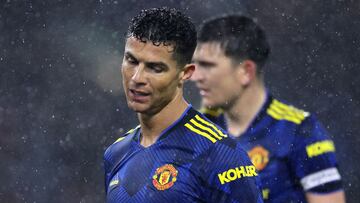 Cristiano Ronaldo, jugador del Manchester United, durante un partido.