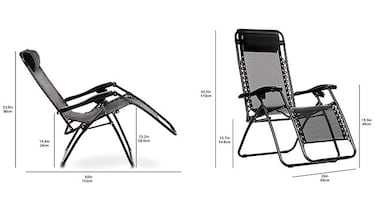 Las sillas de gravedad cero con 51.000 valoraciones en Amazon