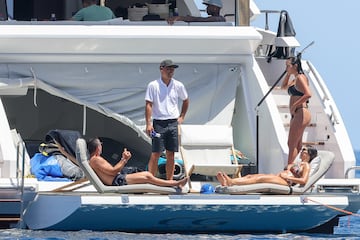 Cristiano Ronaldo y Georgina Rodríguez disfrutaron en las Islas Baleares de sus vacaciones.