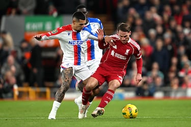 Con Muñoz y Lerma, Crystal Palace deja en el camino al Liverpool