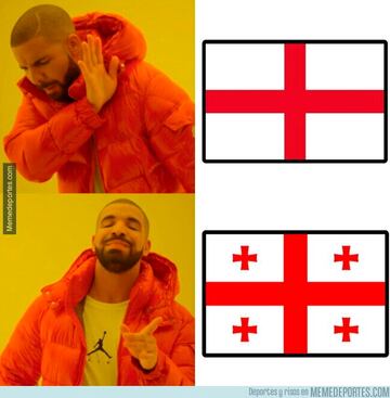 El casi descalabro de Inglaterra y la goleada de España, protagonistas de los memes de octavos