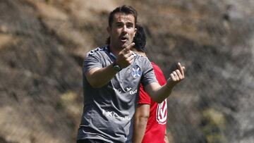 Lopez Garai, durante un entrenamiento dle Tenerife.