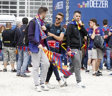 El ambiente previo de la final de Copa en las Fan Zones